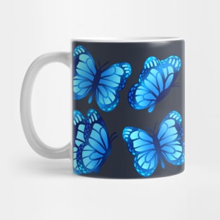 Blue Morpho Butterflies Mug